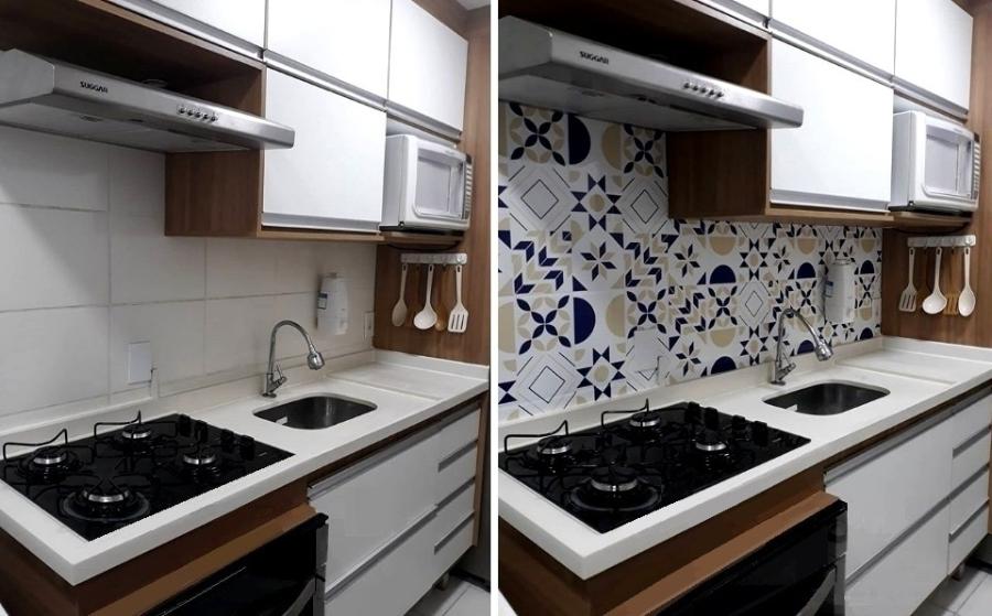 cozinha antes e depois